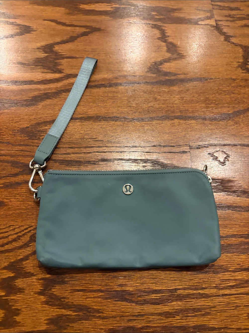 lululemon athletica Teal Wristlet Pouch with Removable Strap